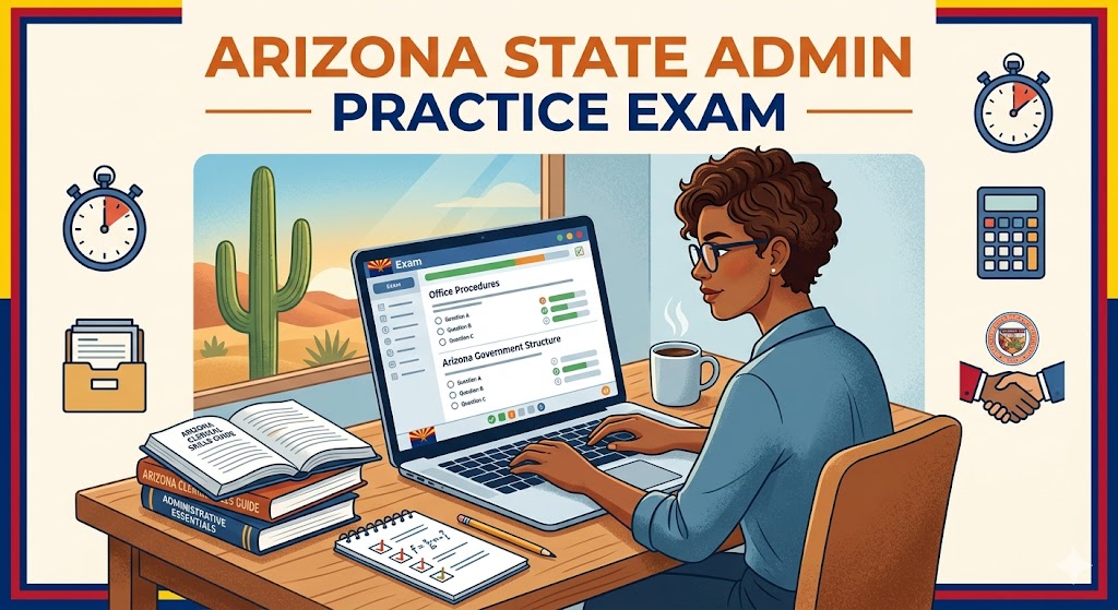 Arizona State Admin Exam Practice Test Banner