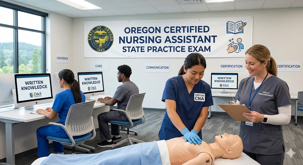 Oregon Certified Nursing Assistant State Practice Exam Banner