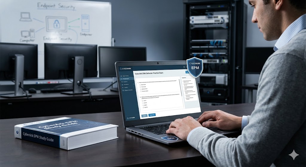 CyberArk Endpoint Privilege Manager (EPM) Defender Practice Exam Banner