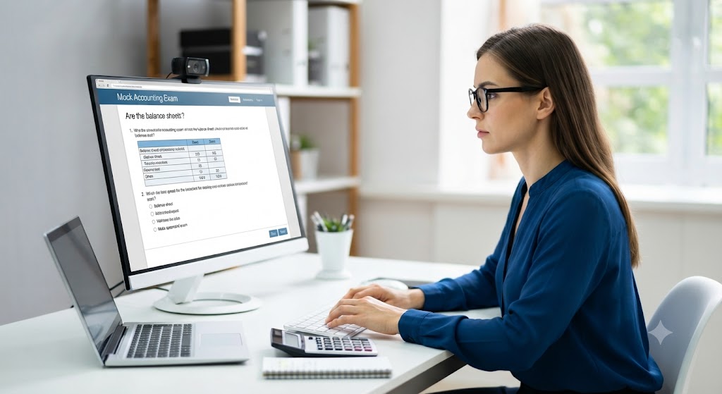 Accounting Online Program Certification Practice Test Banner
