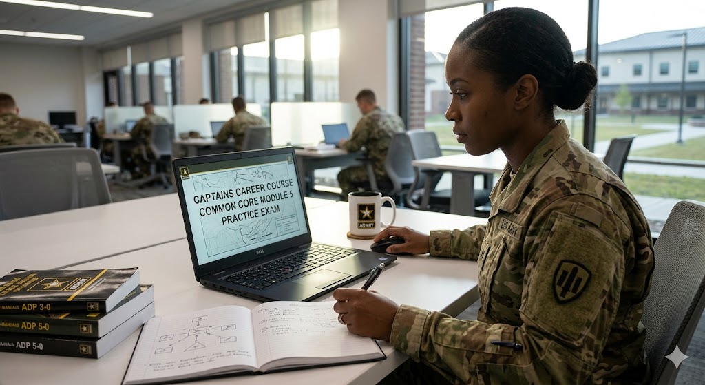Captains Career Course (CCC) Common Core Module 5 Practice Test Banner