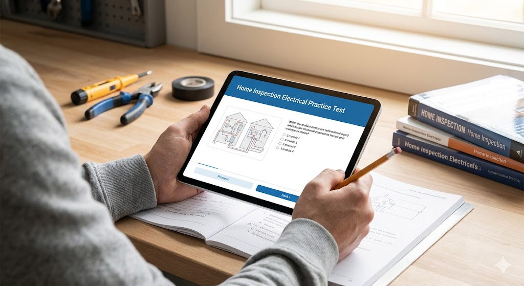Home Inspection Electrical Practice Test Banner
