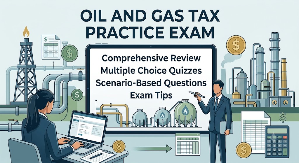 Oil and Gas Tax Practice Exam Banner