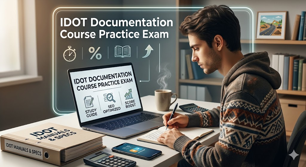 IDOT Documentation Course Practice Test Banner