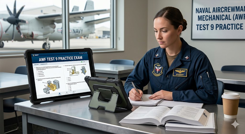 AWF Test 9 Practice Exam Banner