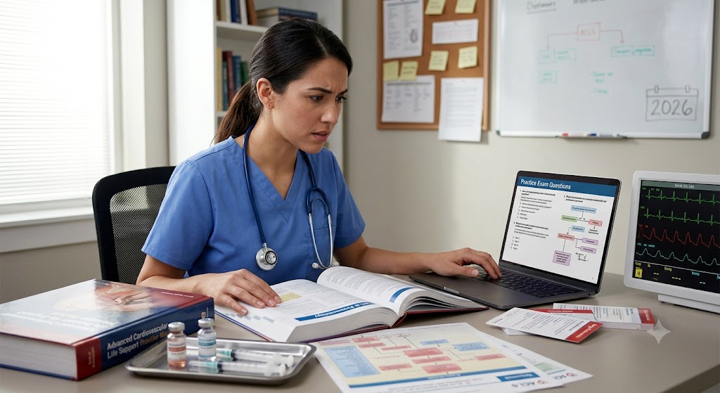 ACLS Pretest Question Answers (Pharmacology) 2026 Banner