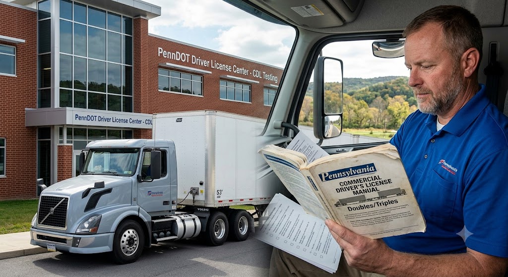 Pennsylvania CDL Double/Triple Trailers Practice Test Banner