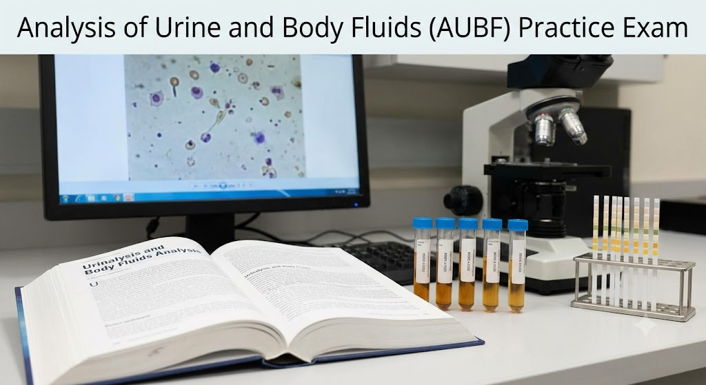 Analysis of Urine and Body Fluids (AUBF) Practice Test Banner