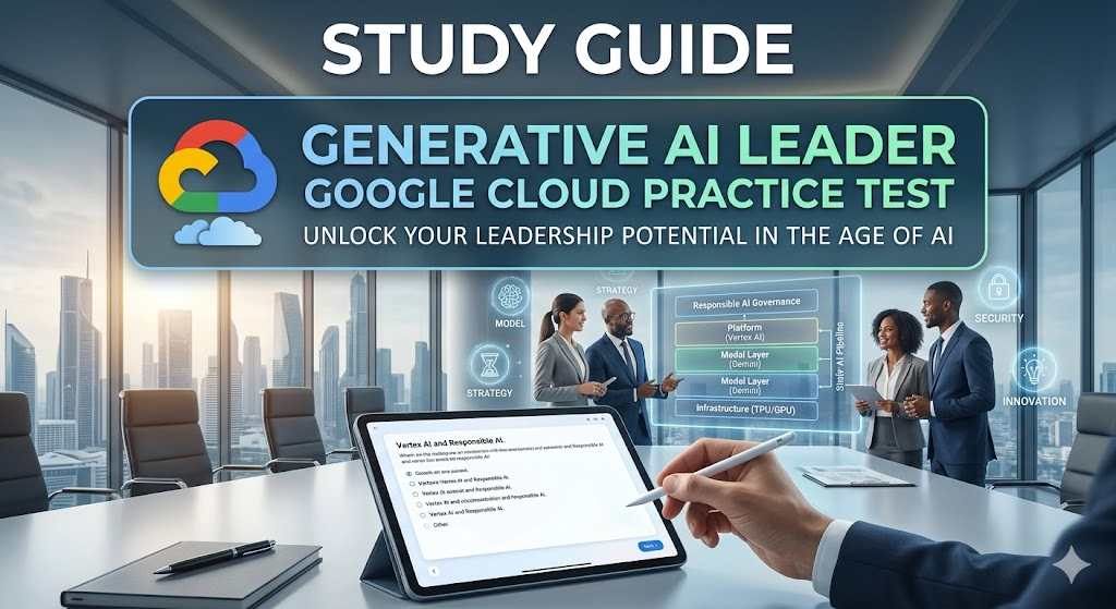 Generative AI Leader Google Cloud Practice Test Banner