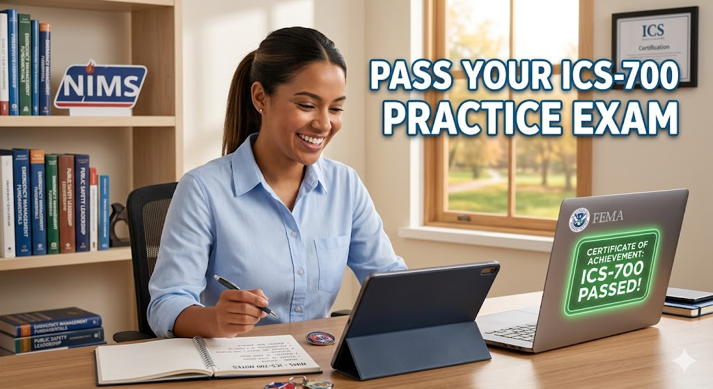 ICS-700 Course Practice Exam Banner
