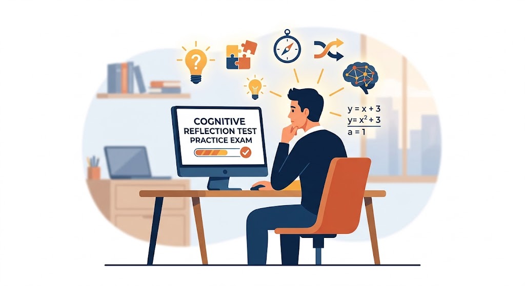 Cognitive Reflection Test (CRT) Practice Banner