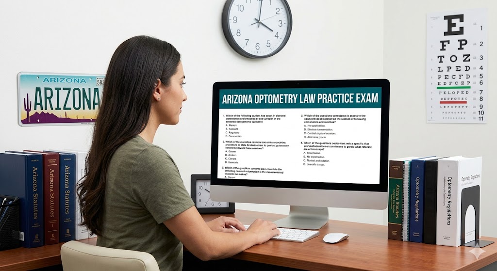 Arizona Optometry Law Practice Exam Banner