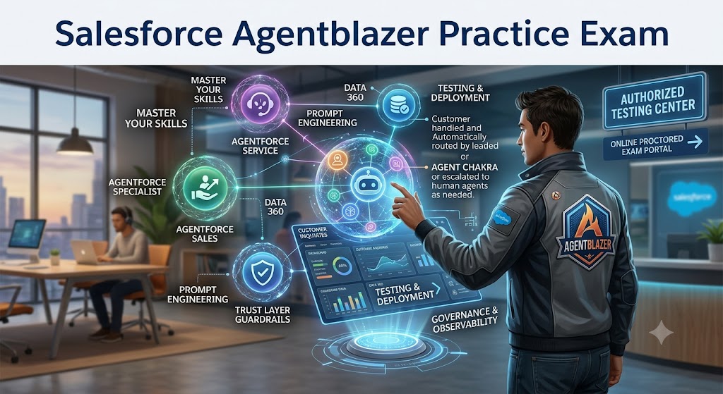 Salesforce Agentblazer Practice Test Banner