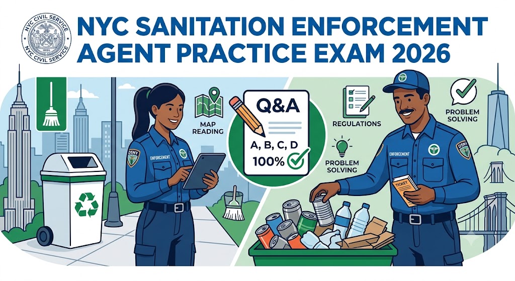 NYC Sanitation Enforcement Agent Exam Practice Test 2026 Banner