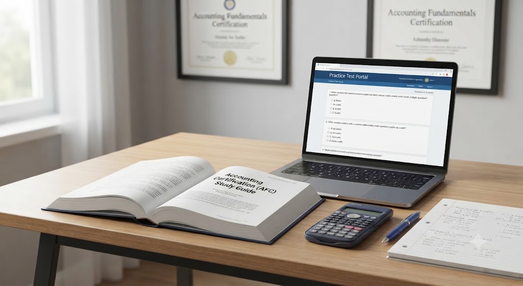 Accounting Fundamentals Certification (AFC) Practice Test Banner
