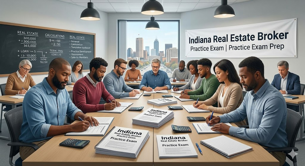 Indiana Real Estate Broker Practice Exam Banner