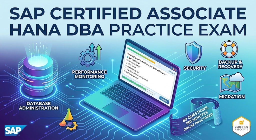 HANA Database Administrator (DBA) Practice Exam Banner