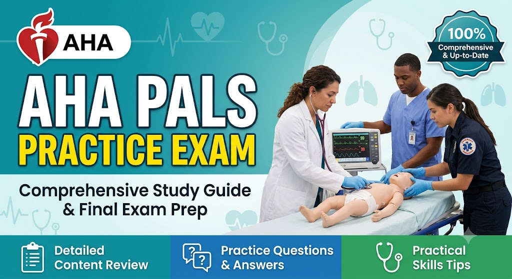 AHA PALS Final Exam Questions and Answers Banner