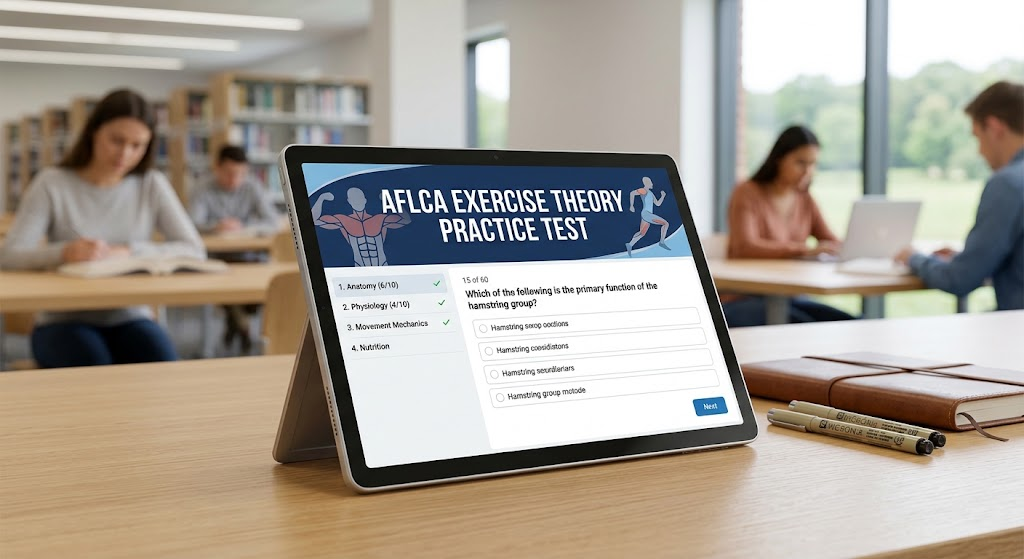 AFLCA Exercise Theory Practice Test Banner