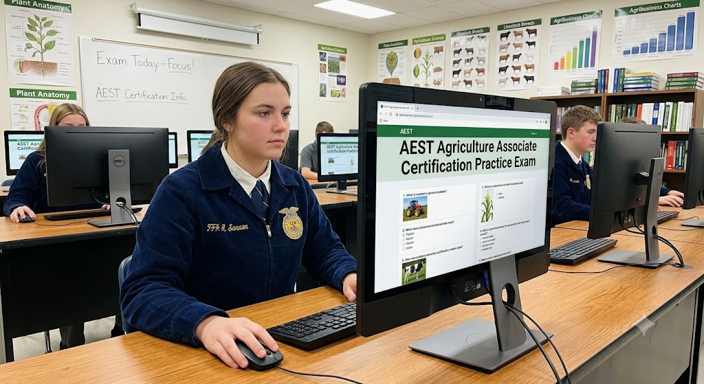 Agriculture Education Services and Technology (AEST) Associates Certification Practice Exam Banner
