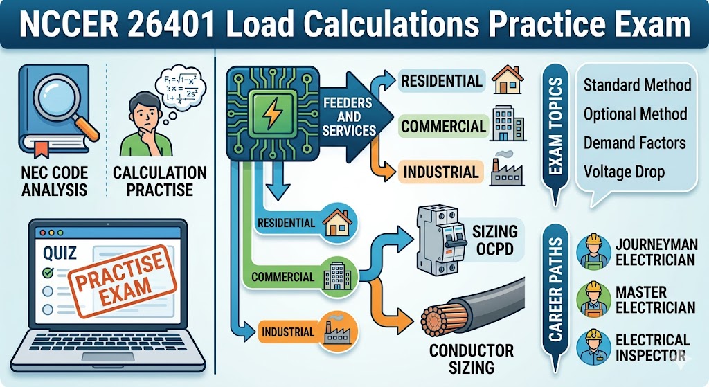Load Calculations – Feeders and Services (26401) Practice Test Banner