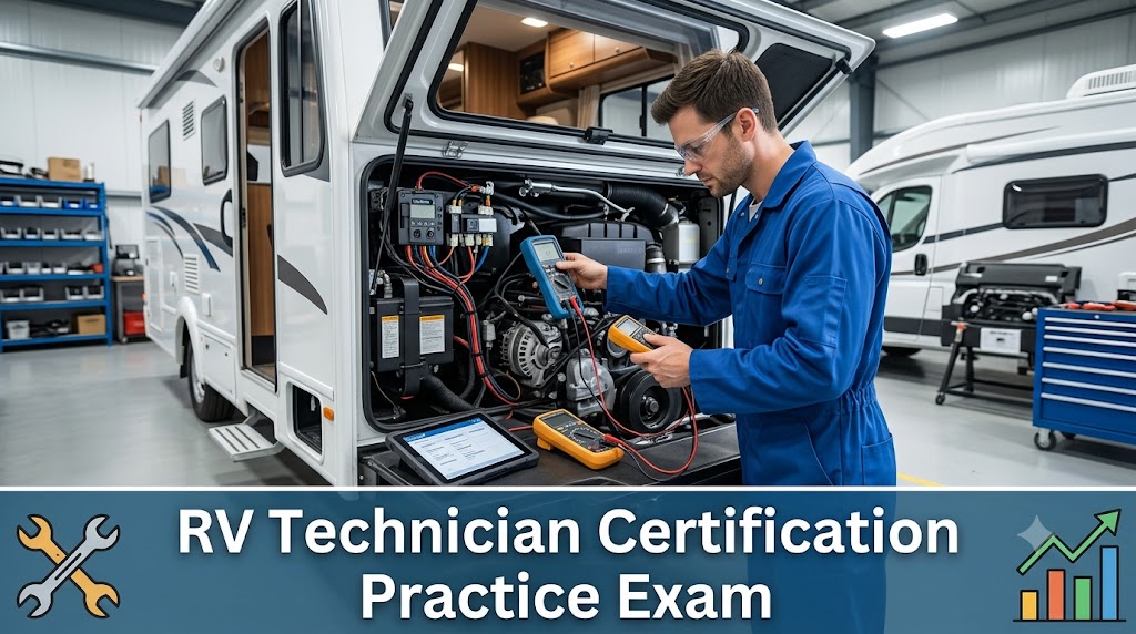Recreational Vehicle (RV) Technician Practice Test Banner