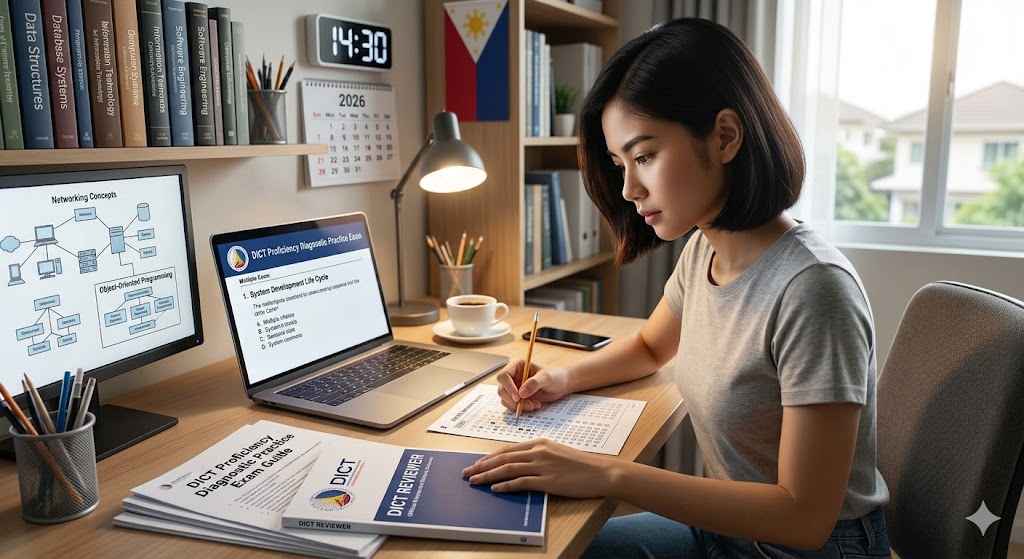DICT Proficiency Diagnostic Practice Exam Banner