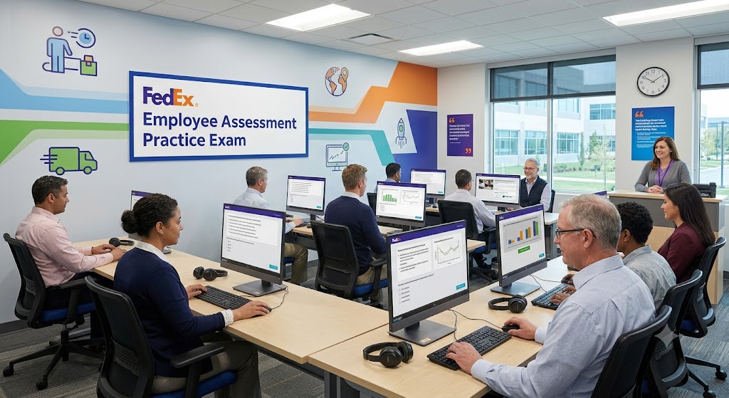 FedEx Employee Assessment Practice Test Banner
