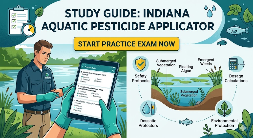 Indiana Aquatic Pesticide Applicator Practice Exam Banner