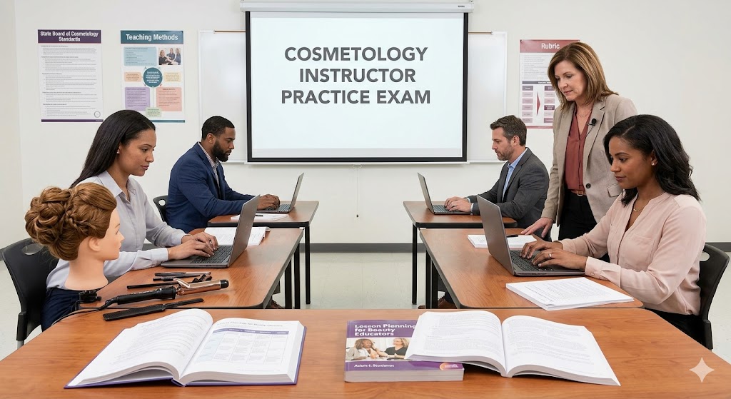 Cosmetology Instructor Practice Exam Banner