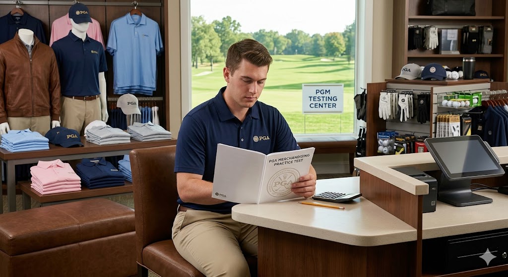 PGA Merchandising Practice Test Banner