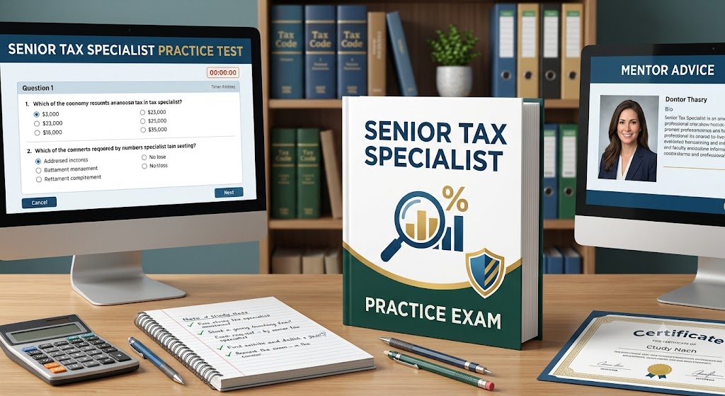 Senior Tax Specialist Practice Exam Banner