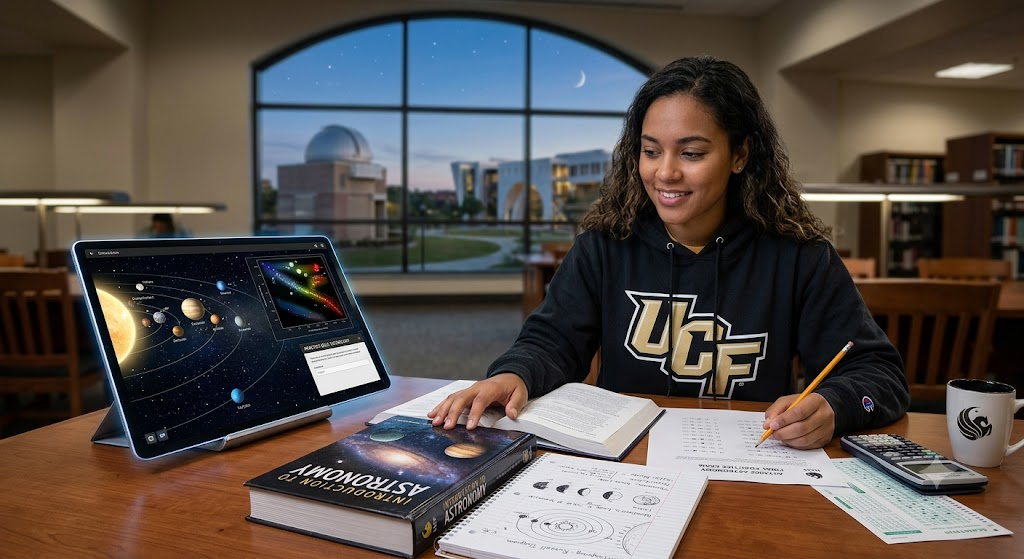 University of Central Florida (UCF) AST2002 Astronomy Final Practice Exam Banner