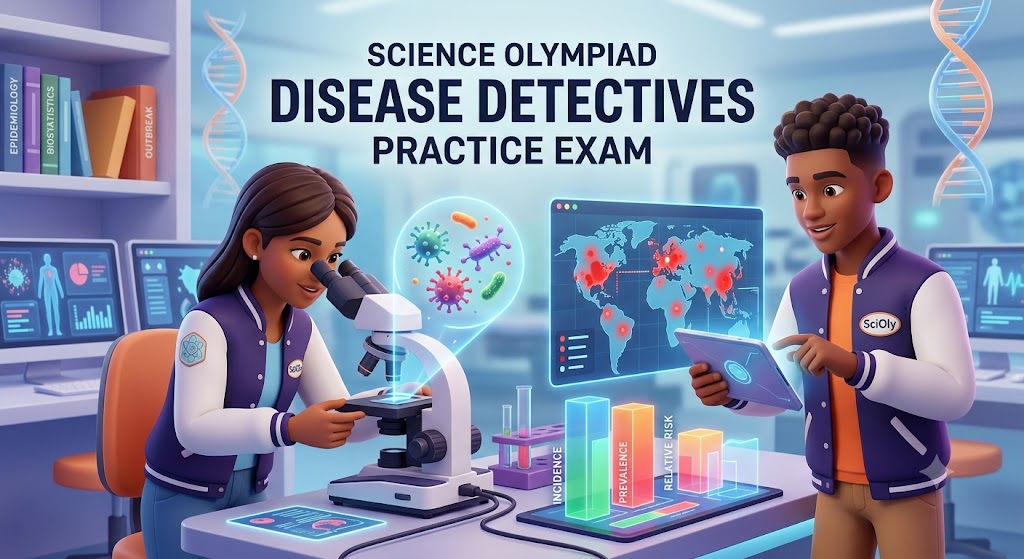 Science Olympiad Disease Detectives Practice Test Banner