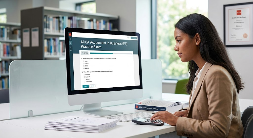 ACCA Accountant In Business (F1) Certification Practice Exam Banner