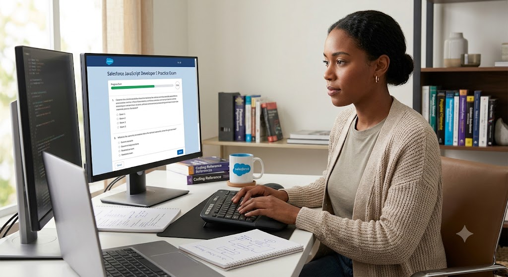 Salesforce JavaScript Developer I Certification Practice Exam Banner
