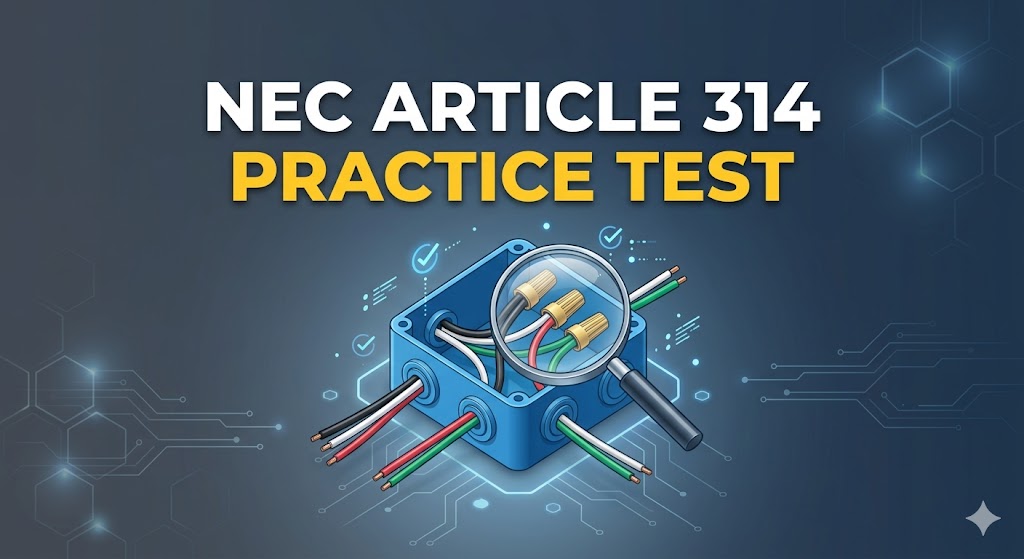 NEC Article 314 Practice Test Banner