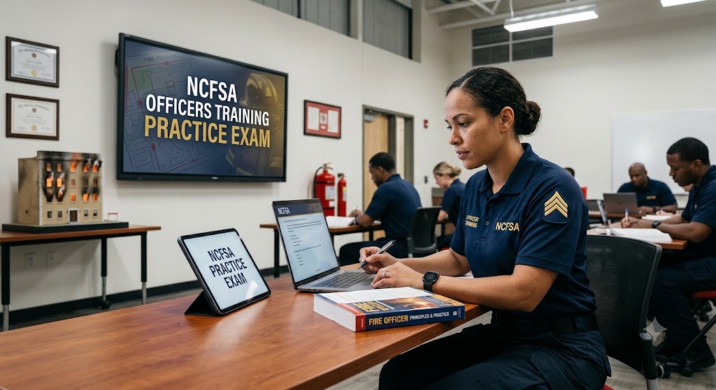 NCFSA Officers Training Practice Test Banner