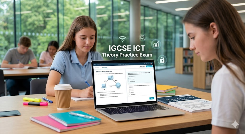IGCSE ICT Theory Practice Test Banner