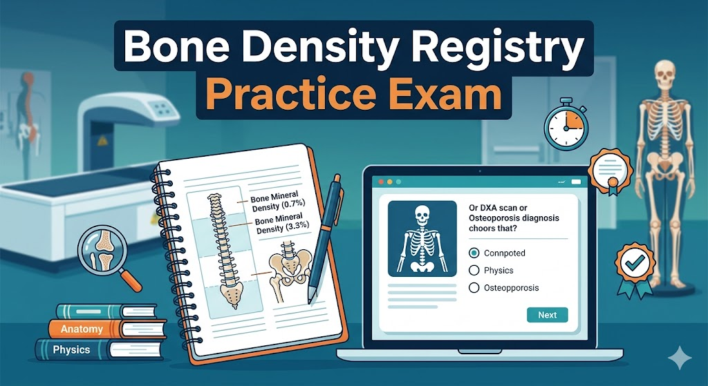 Bone Density Registry Practice Exam Banner