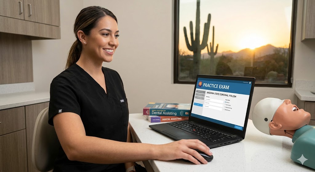 Arizona State Coronal Polish Practice Exam Banner