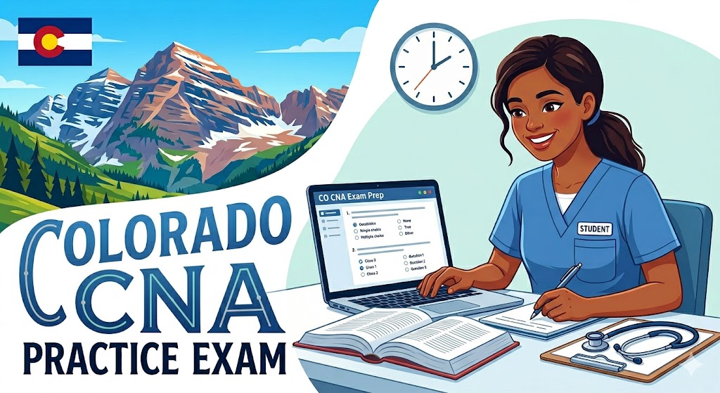 Colorado CNA Practice Exam Banner