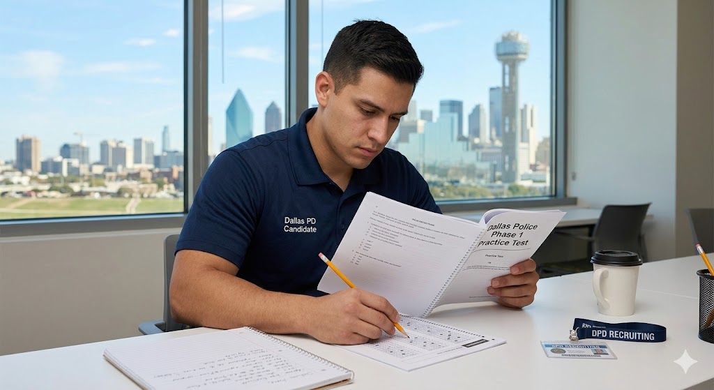 Dallas Police Phase 1 Practice Test Banner