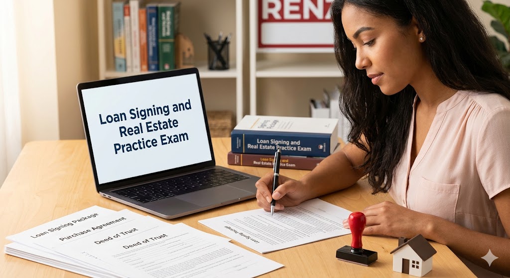 Loan Signing and Real Estate Practice Test Banner