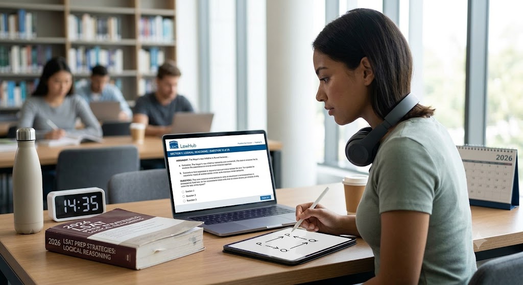 LSAT Logical Reasoning Practice Test 2026 Questions Answers Banner