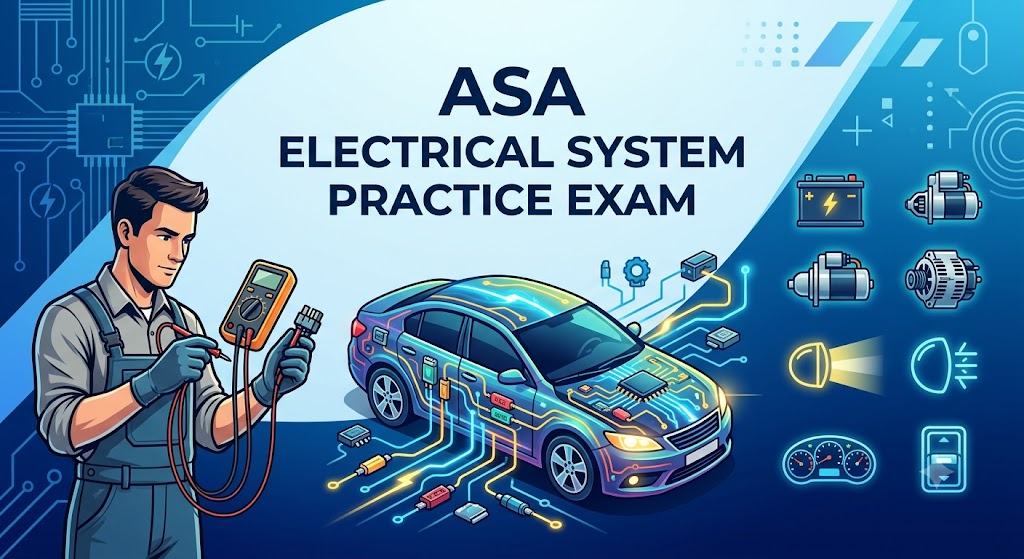 ASA Electrical System Practice Test Banner