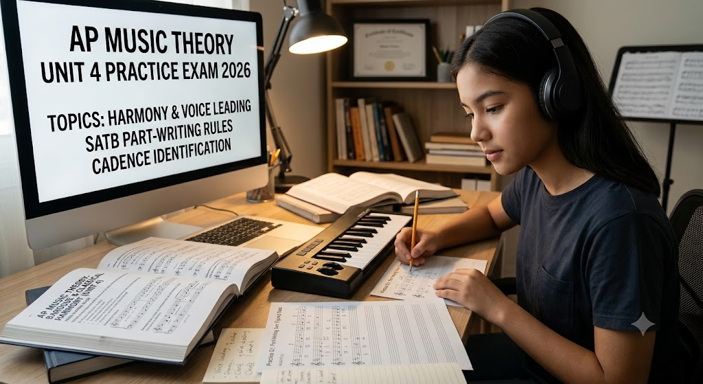 AP Music Theory UNIT 4 Practice Test 2026 Banner