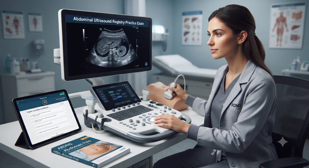 Abdominal Ultrasound Registry Practice Test Banner