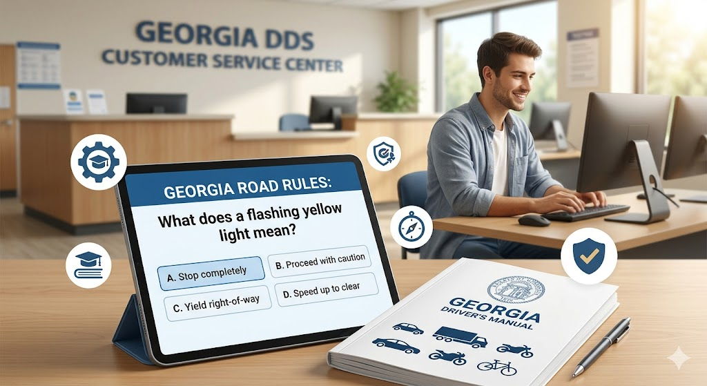 Georgia Road Rules Practice Test Banner