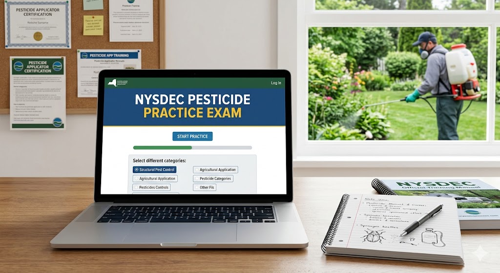 NYSDEC Pesticide Practice Exam Banner